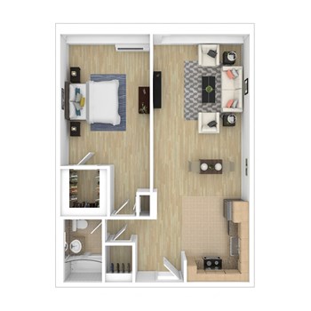 1E floor plan